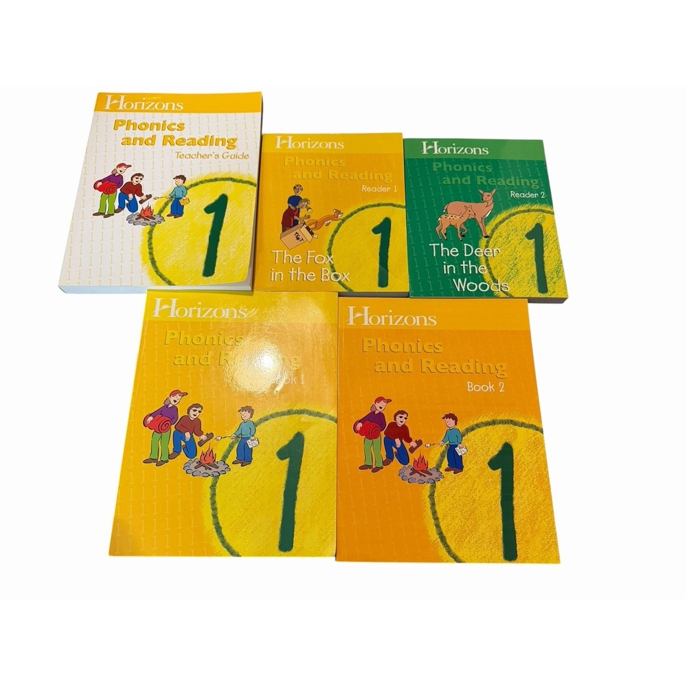 Horizons Phonics and Reading 1st Grade Teacher Guide Readers Workbooks Set